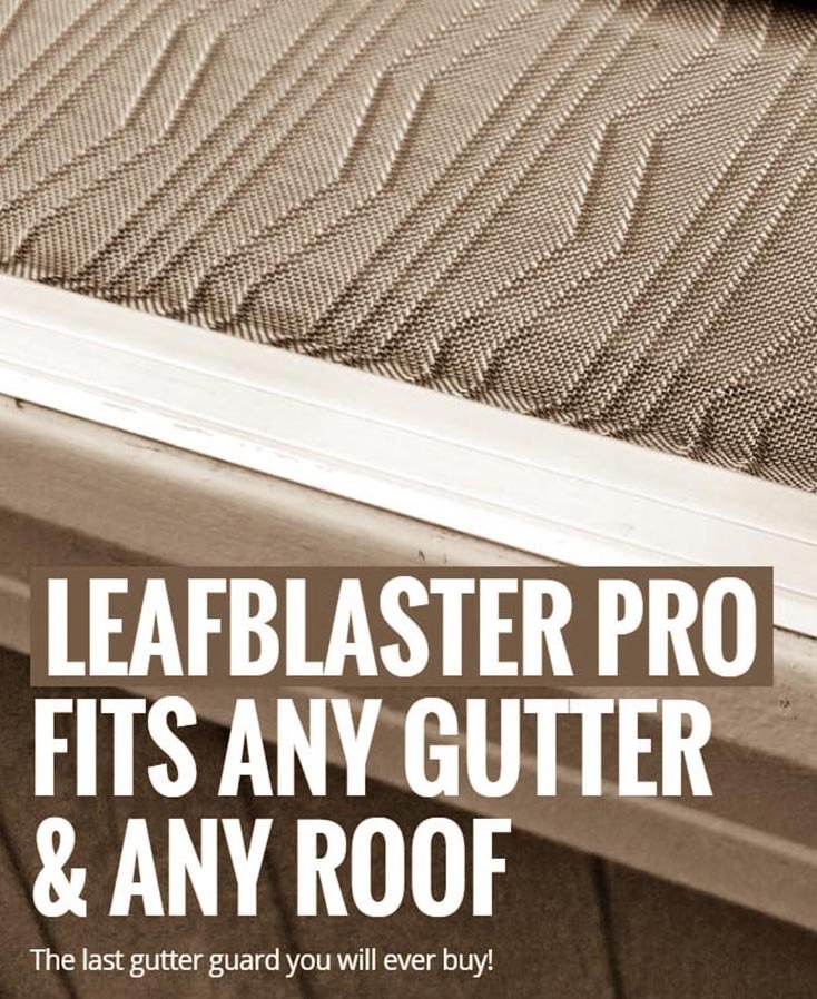 LeafBlaster Pro Gutter Guard for GutterJunction